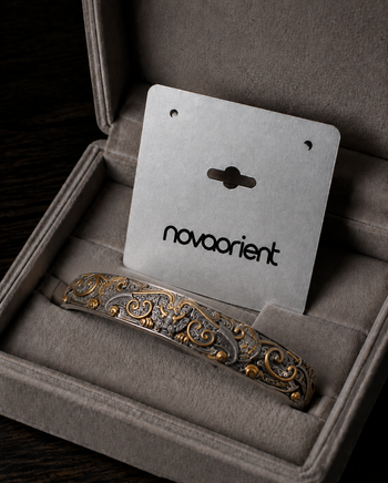 Taotie Bronze Beast Open Cuff Bracelet