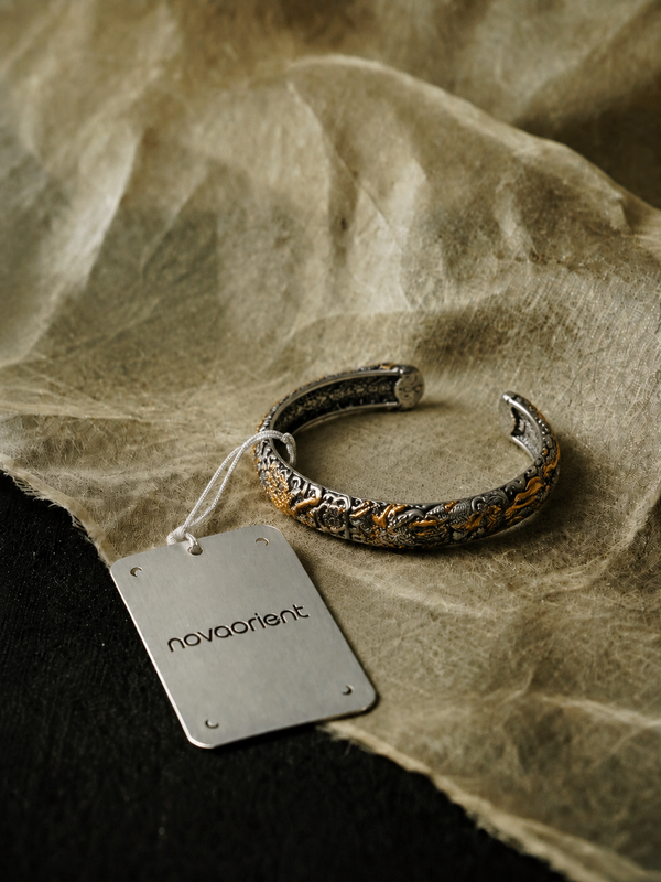 Dragon Spirit Open Cuff Bracelet