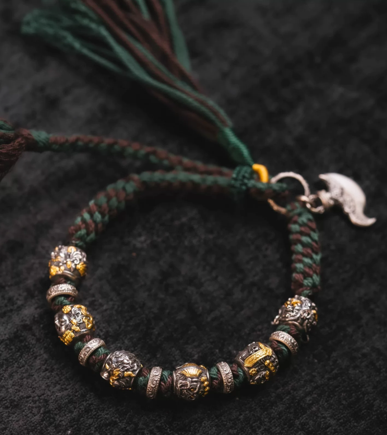 Tibetan Bead Rope Bracelet
