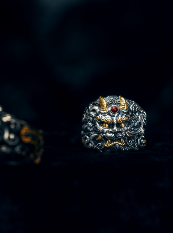 Pixiu Yin Yang Guardian Ring