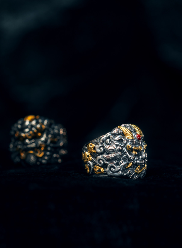 Pixiu Yin Yang Guardian Ring