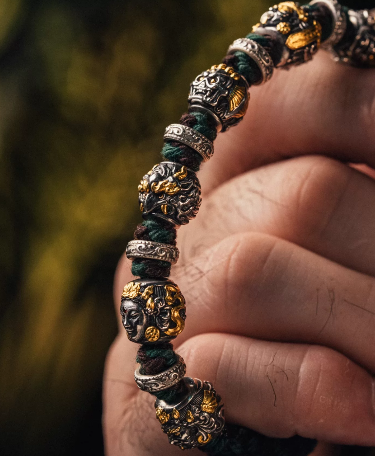 Tibetan Bead Rope Bracelet
